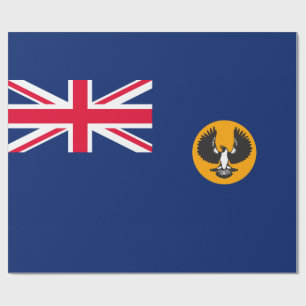 Südaustralische Flagge (australischer Staat) (SA) Geschenkpapier