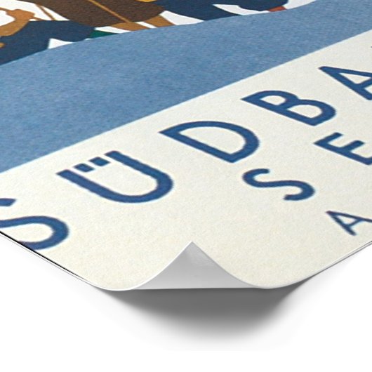 Sudbahn Hotel Semmering Austria Poster (Ecke)