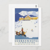 Sudbahn Hotel Semmering Österreich Postkarte (Vorne/Hinten)