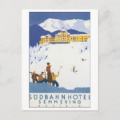 Sudbahn Hotel Semmering Österreich Postkarte (Vorderseite)