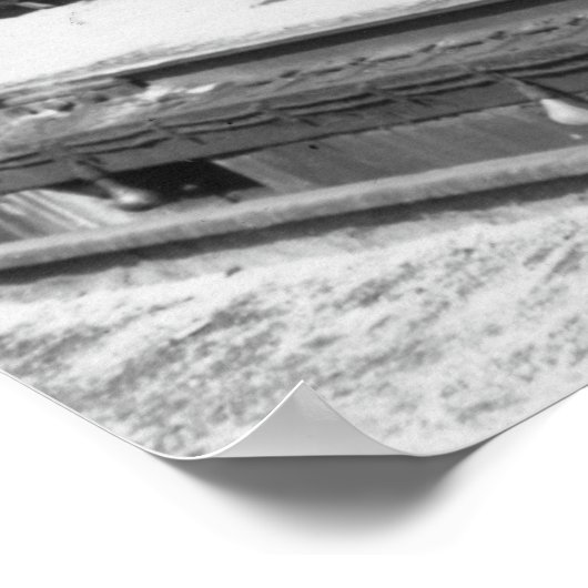 Südbahn Nr. 1380 in Ivy City Poster (Ecke)