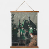 Südbahnhotel Semmering Wandteppich Mit Holzrahmen (Vorderseite)