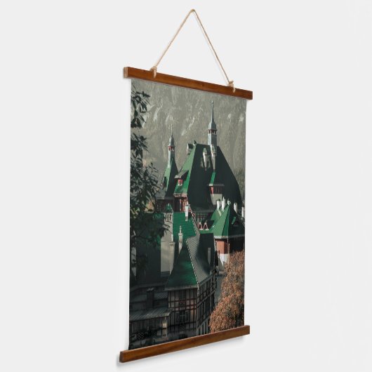 Südbahnhotel Semmering Wandteppich Mit Holzrahmen (Gewinkelt)