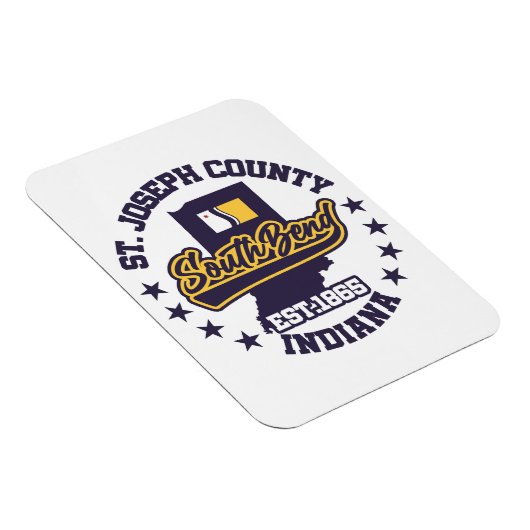 Südbend, Indiana Magnet (Rechte Seite)