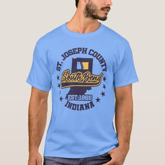 Südbend, Indiana T-Shirt (Vorderseite)