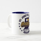 Südbend, Indiana Zweifarbige Tasse (Vorderseite Links)