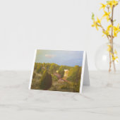 "Südberg Sonnenaufgang Lauf" Notecard Karte (Gelbe Blume)