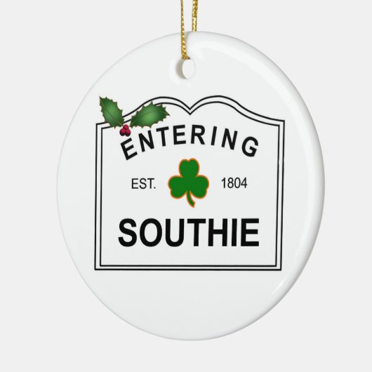 Südboston MA Keramikornament (Links)