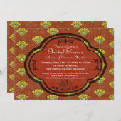 SüdBrautparty frankreichs Provencal laden Rost ein Einladung (Vorne/Hinten)