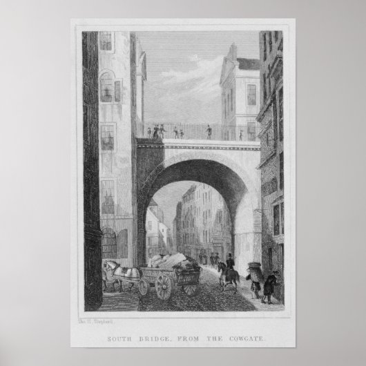 Südbrücke von Cowgate Poster (Vorne)