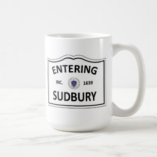 SUDBURY MASSACHUSETTS Hometown-Masse MA Townie Kaffeetasse