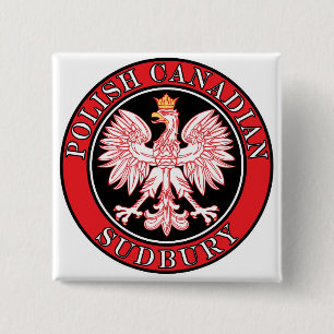 Sudbury Polnischer Adler Button