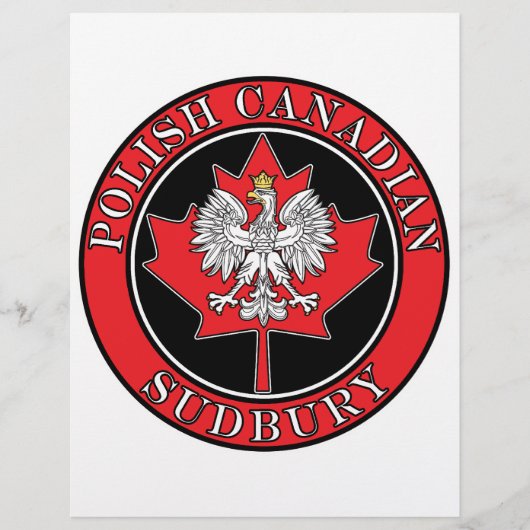 Sudbury Round Polish Canadian Leaf Flyer (Vorne)