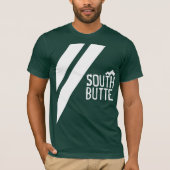Südbutte-doppelte Linie Bergspitzen OM Shirt (Vorderseite)