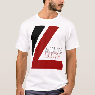 Südbutte-doppelte Linie T T-Shirt
