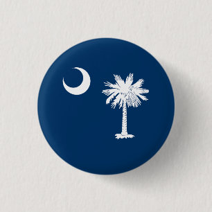 Südcarolina-Staatsflagge Button