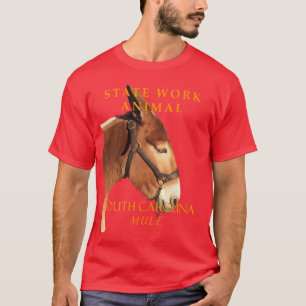 Südcarolina-Territorium Arbeitstier Der Maulesel - T-Shirt