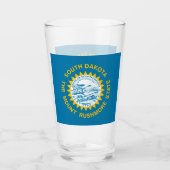 SÜDDAKOTA BIER GLASS GLAS (Vorderseite)