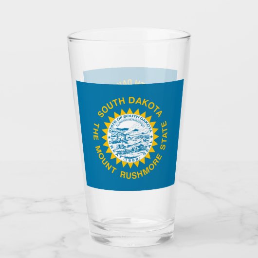SÜDDAKOTA BIER GLASS GLAS (Vorderseite)