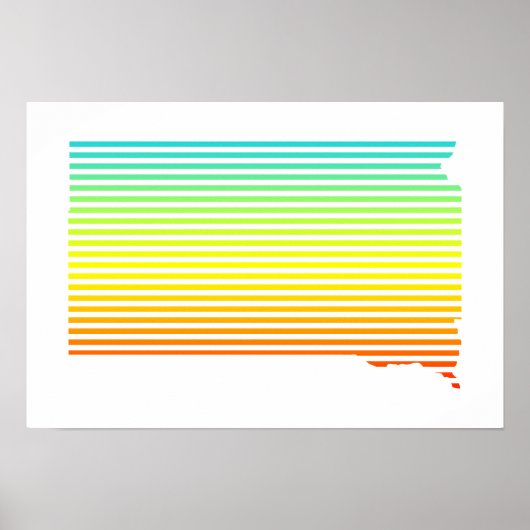 Süddakota Chill Fade Poster (Vorne)