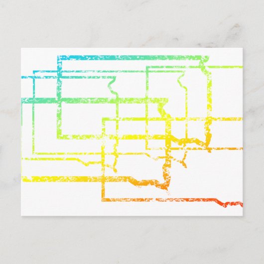 Süddakota Chillout Postkarte (Vorderseite)