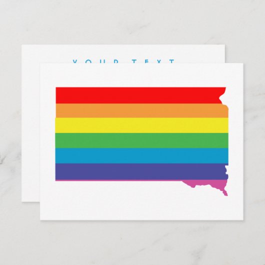 Süddakota Einladung (Vorne/Hinten)