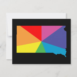 Süddakota-Farbbruch Einladung