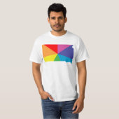Süddakota-Farbbruch T-Shirt (Vorne ganz)