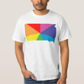 Süddakota-Farbbruch T-Shirt (Vorderseite)