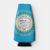 SÜDDAKOTA-Flag Flaschenkühler (Vorderseite)