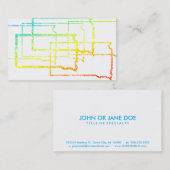 Süddakota-Kälte Visitenkarte (Vorne/Hinten)