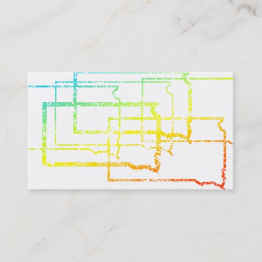 Süddakota-Kälte Visitenkarte (Vorderseite)