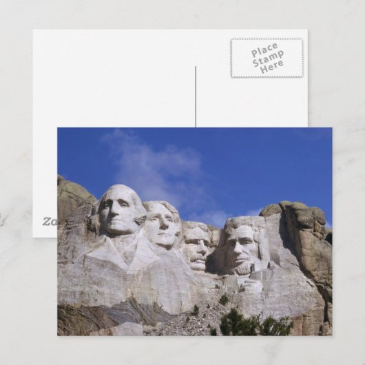 SÜDDAKOTA - MOUNT RUSHMORE POSTKARTE (Vorne/Hinten)
