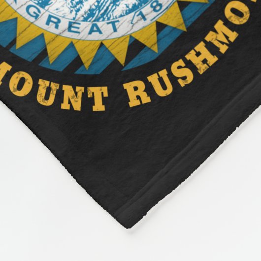 SÜDDAKOTA MOUNT RUSHMORE STAAT FLAG FLEECEDECKE (Ecke)