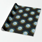 SÜDDAKOTA MOUNT RUSHMORE STAAT FLAG GESCHENKPAPIER (Ungerollt)