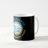 SÜDDAKOTA MOUNT RUSHMORE STAAT FLAG KAFFEETASSE (VorderseiteRechts)