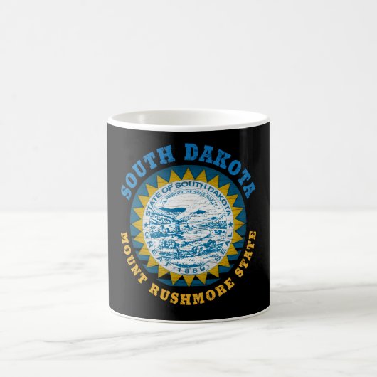 SÜDDAKOTA MOUNT RUSHMORE STAAT FLAG KAFFEETASSE (Mittel)