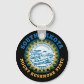 SÜDDAKOTA MOUNT RUSHMORE STAAT FLAG SCHLÜSSELANHÄNGER (Vorderseite)