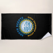 SÜDDAKOTA MOUNT RUSHMORE STAAT FLAG STRANDTUCH (Vorderseite)