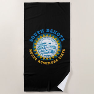 SÜDDAKOTA MOUNT RUSHMORE STAAT FLAG STRANDTUCH