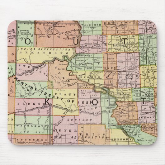 Süddakota Mousepad (Vorne)