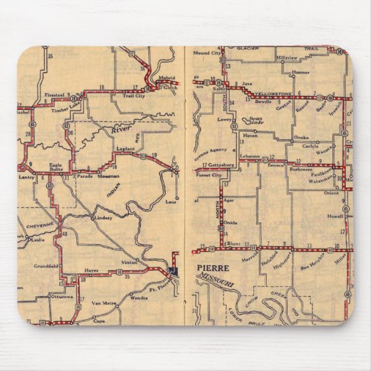 Süddakota Mousepad (Vorne)