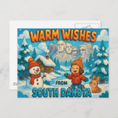 SÜDDAKOTA Postkarte (Vorne/Hinten)
