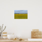 Süddakota Sonnenblumenfarm, painterly Poster (Küche)