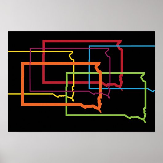 Süddakota Stolz verschwinden Poster (Vorne)