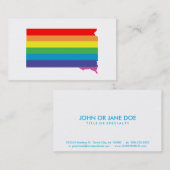 Süddakota Visitenkarte (Vorne/Hinten)