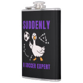 Suddenly a soccer expert flachmann (Links)