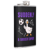 Suddenly a soccer expert flachmann (Rechts)