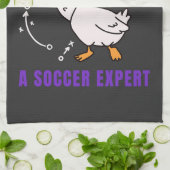 Suddenly a soccer expert geschirrtuch (Gefaltet)