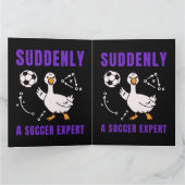 Suddenly a soccer expert karte (Innenseite)